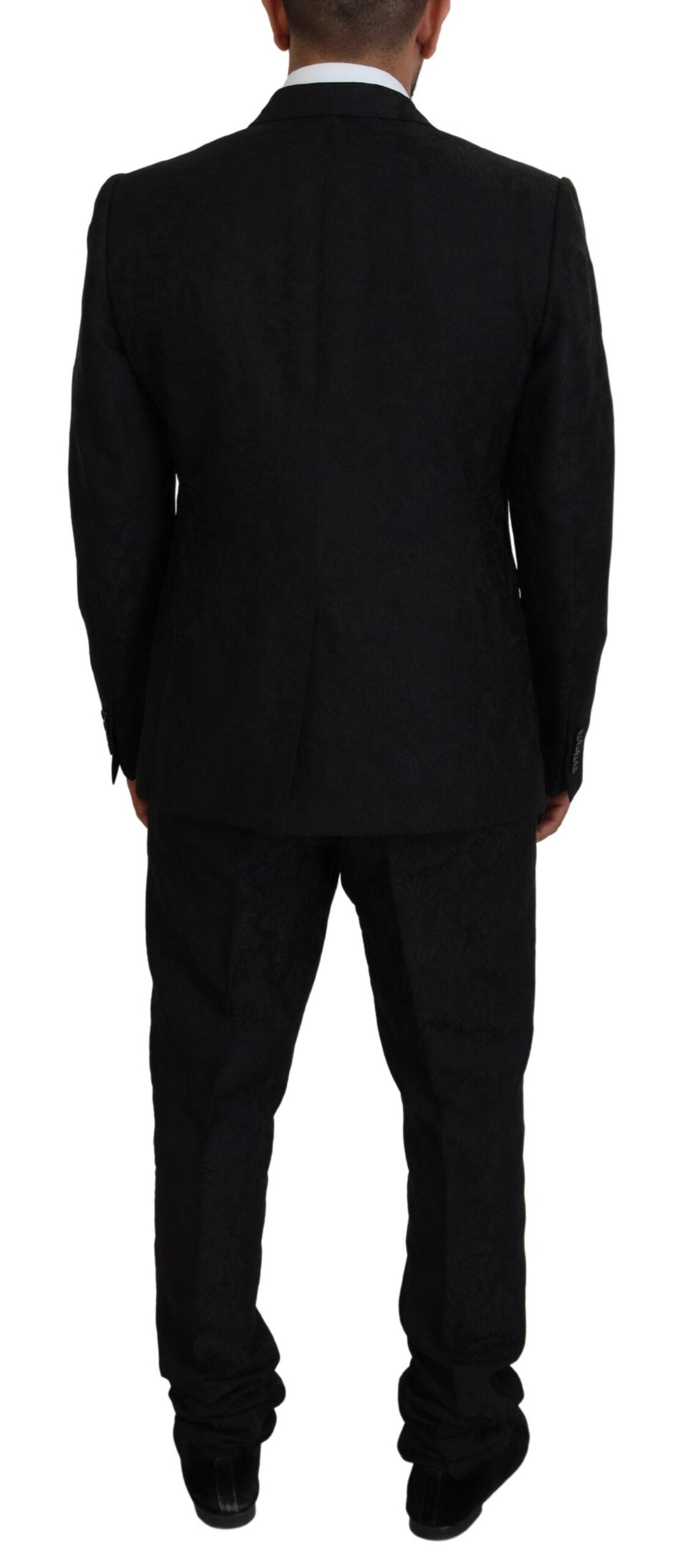 Дизайнерський костюм Dolce &amp; Gabbana Black Martini Slim Fit