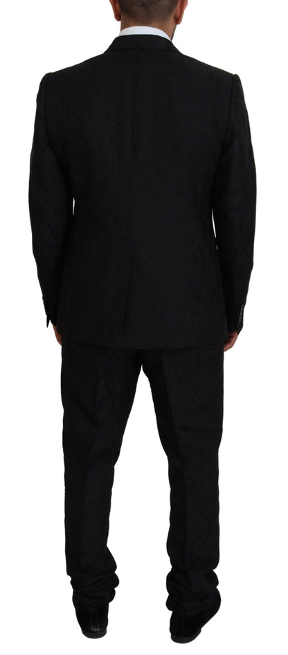 Дизайнерський костюм Dolce &amp; Gabbana Black Martini Slim Fit