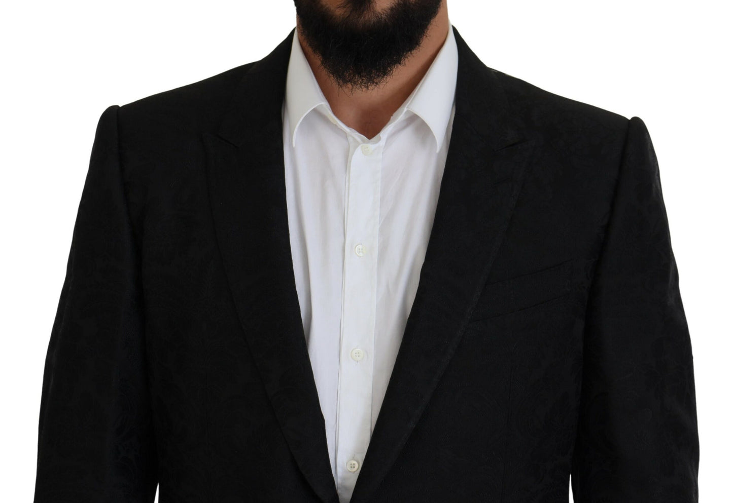 Дизайнерський костюм Dolce &amp; Gabbana Black Martini Slim Fit