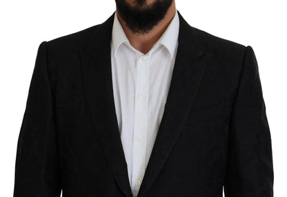 Дизайнерський костюм Dolce &amp; Gabbana Black Martini Slim Fit