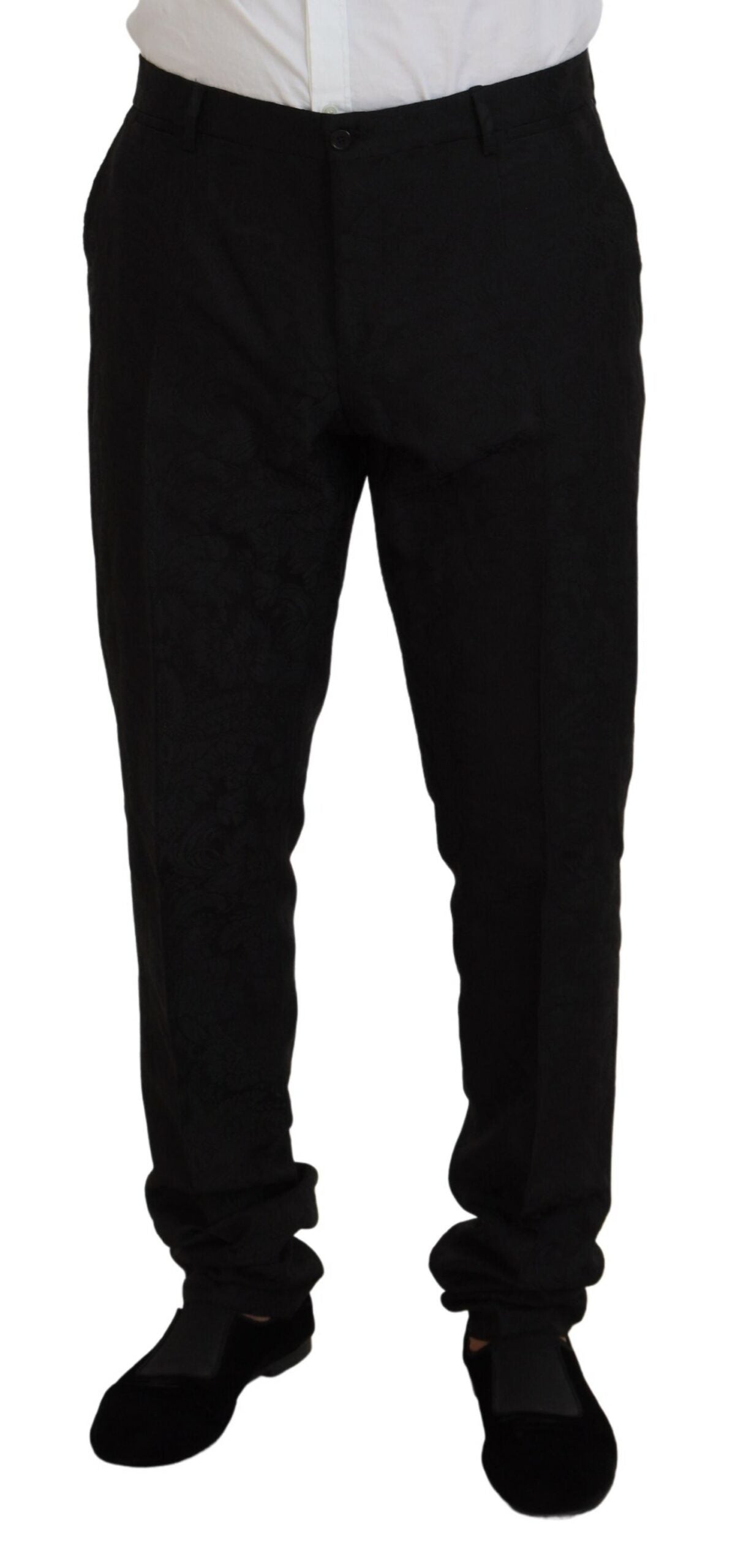 Дизайнерський костюм Dolce &amp; Gabbana Black Martini Slim Fit
