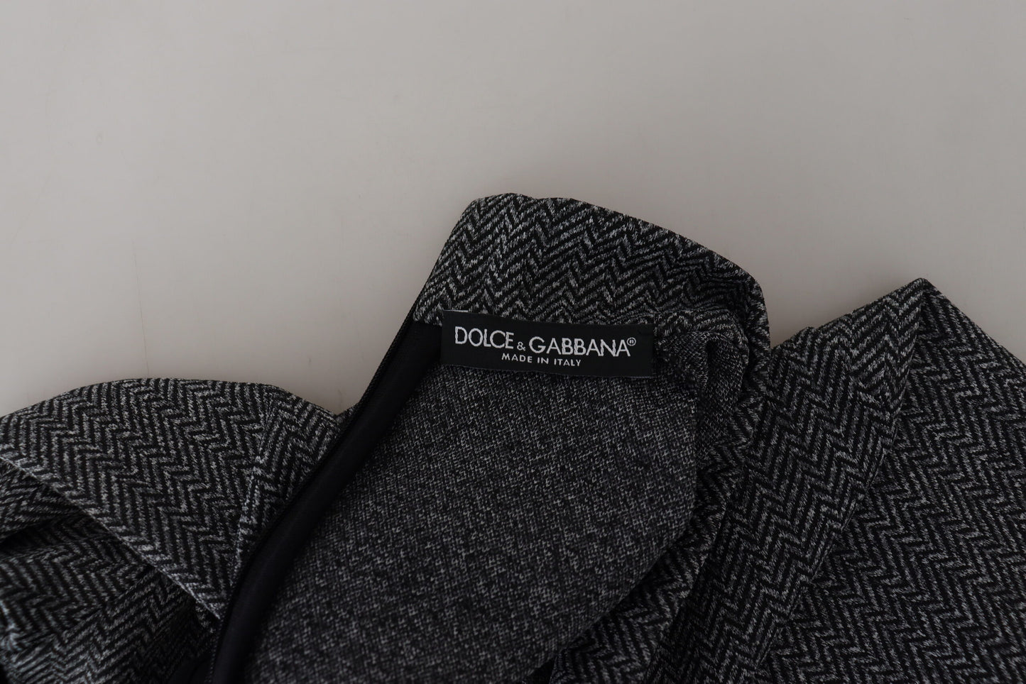 Елегантний темно-сірий светр-пуловер Dolce &amp; Gabbana