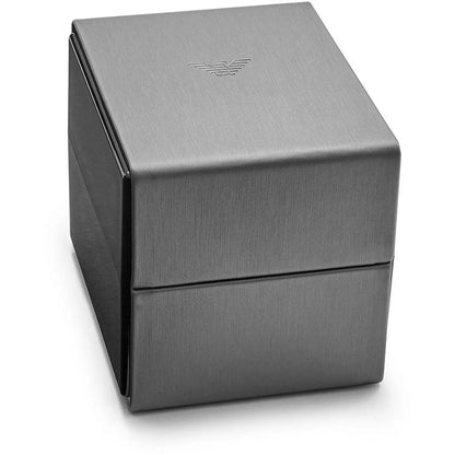 Елегантний двоколірний чоловічий годинник Emporio Armani