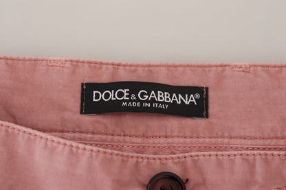 Вишукані рожеві чоловічі шорти чінос Dolce &amp; Gabbana