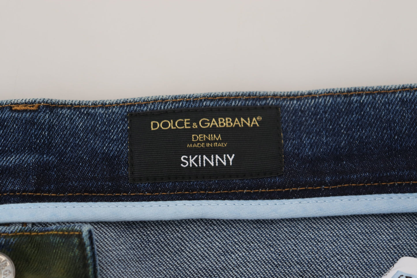 Джинси Dolce &amp; Gabbana Chic Slim-Fit із зеленого кольору