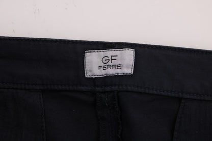 Сині бавовняні стрейч-штани GF Ferre Sleek для чоловіків