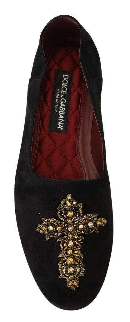 Лофери Dolce &amp; Gabbana Black Gold Crystal з блискітками