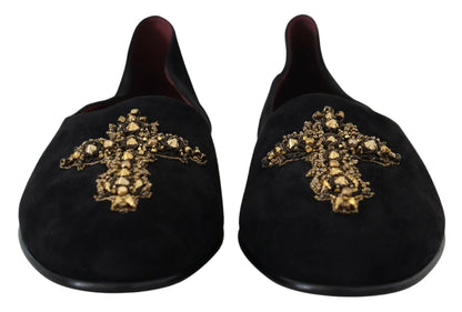 Лофери Dolce &amp; Gabbana Black Gold Crystal з блискітками