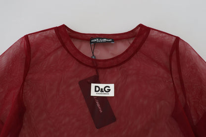 Бордова міні-сукня Dolce &amp; Gabbana - італійська елегантність