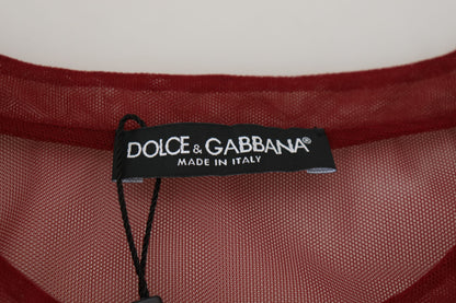 Бордова міні-сукня Dolce &amp; Gabbana - італійська елегантність