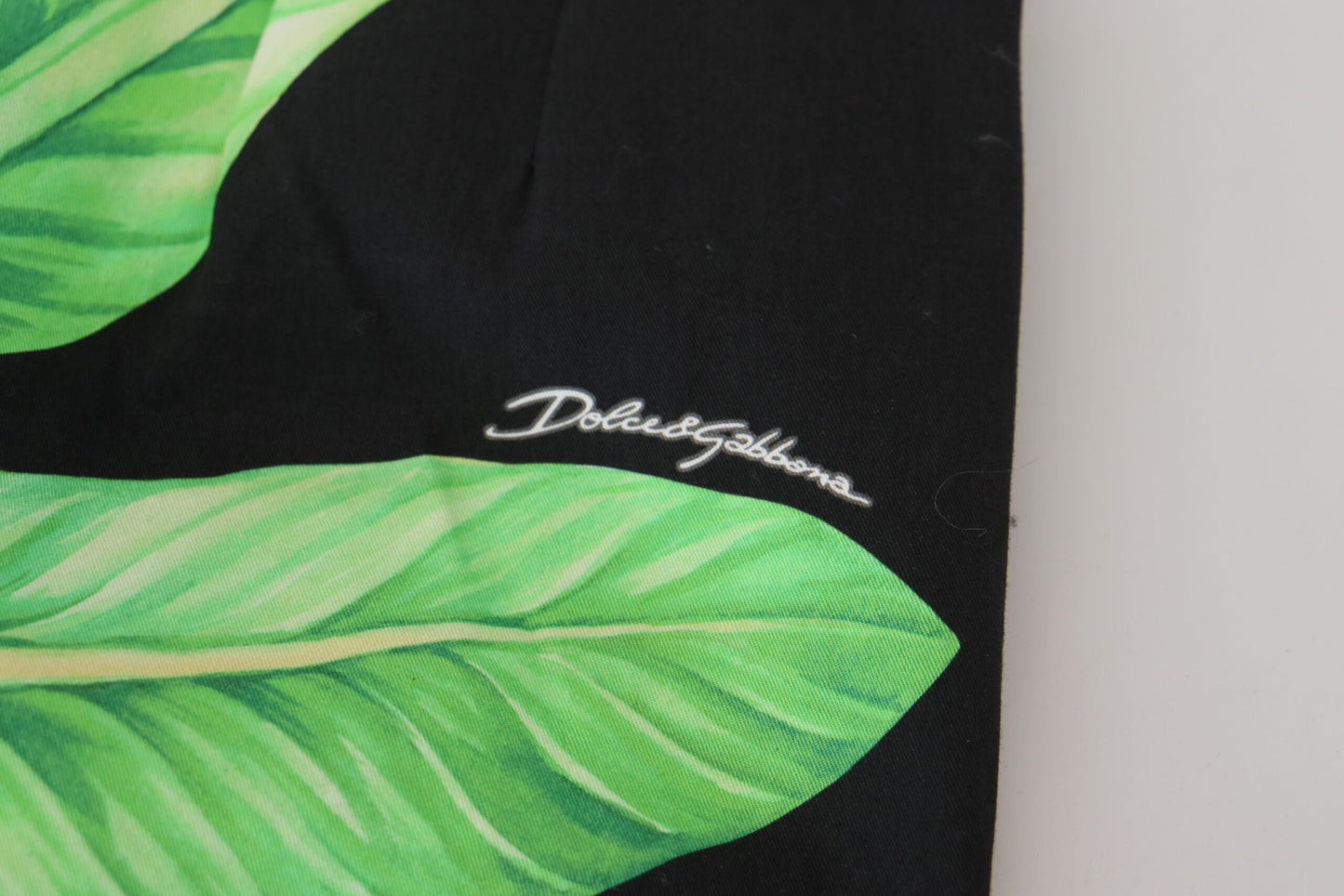 Шорти Dolce &amp; Gabbana із завищеною талією і чорним листям