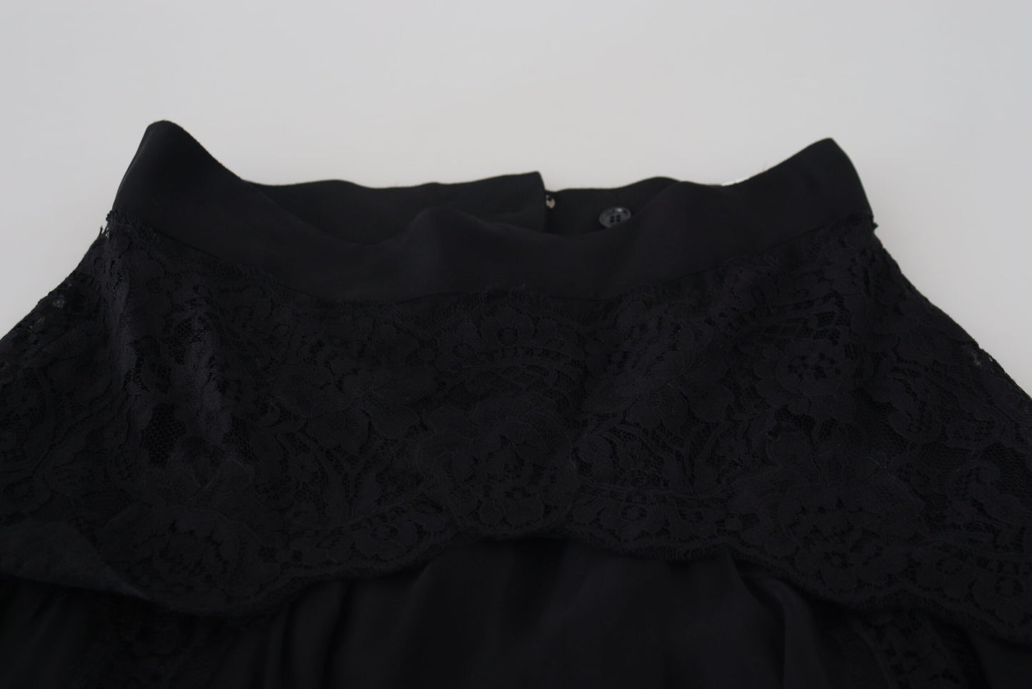 Елегантна шовкова спідниця міді із завищеною талією Dolce &amp; Gabbana