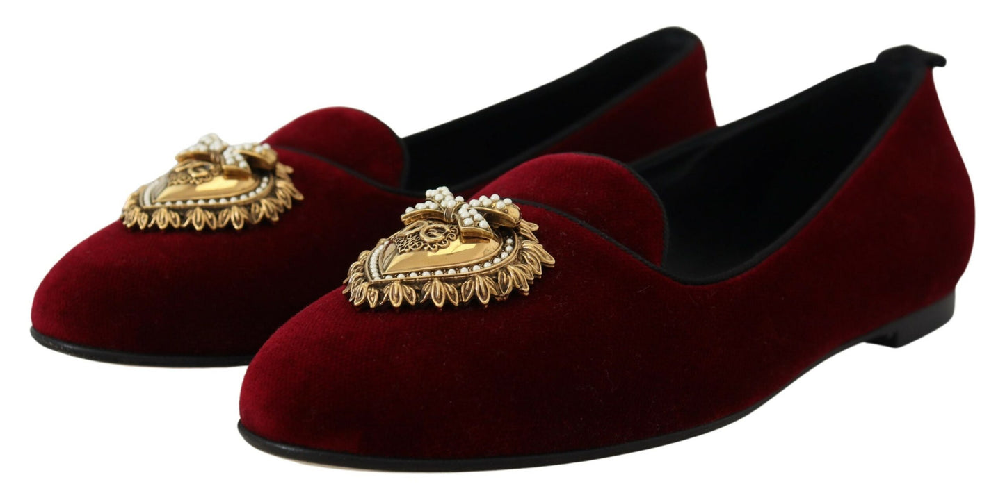 Лофери Dolce &amp; Gabbana Bordeaux Velvet Devotion
