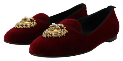 Лофери Dolce &amp; Gabbana Bordeaux Velvet Devotion