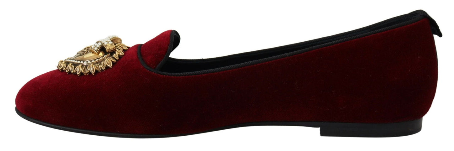 Лофери Dolce &amp; Gabbana Bordeaux Velvet Devotion