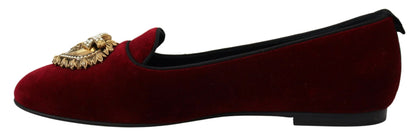 Лофери Dolce &amp; Gabbana Bordeaux Velvet Devotion