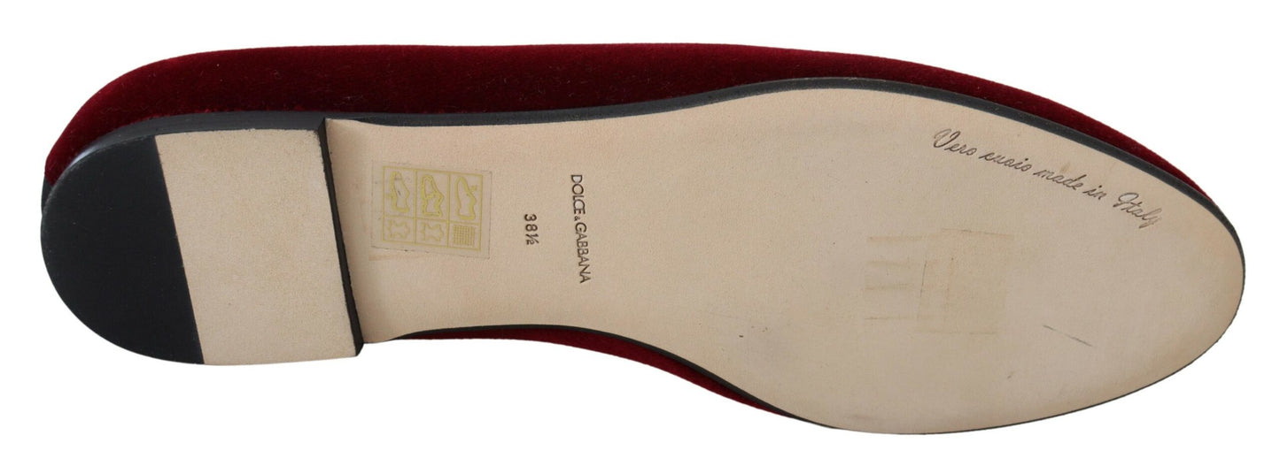Лофери Dolce &amp; Gabbana Bordeaux Velvet Devotion