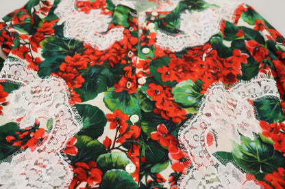 Елегантний кардиган Dolce &amp; Gabbana з квітковим вирізом