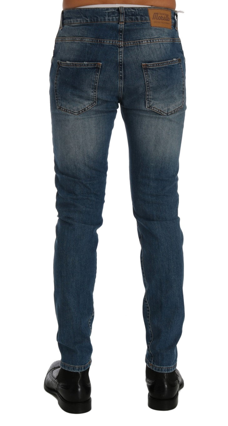 Сині джинси Frankie Morello Velte Italian Denim - Slim Fit