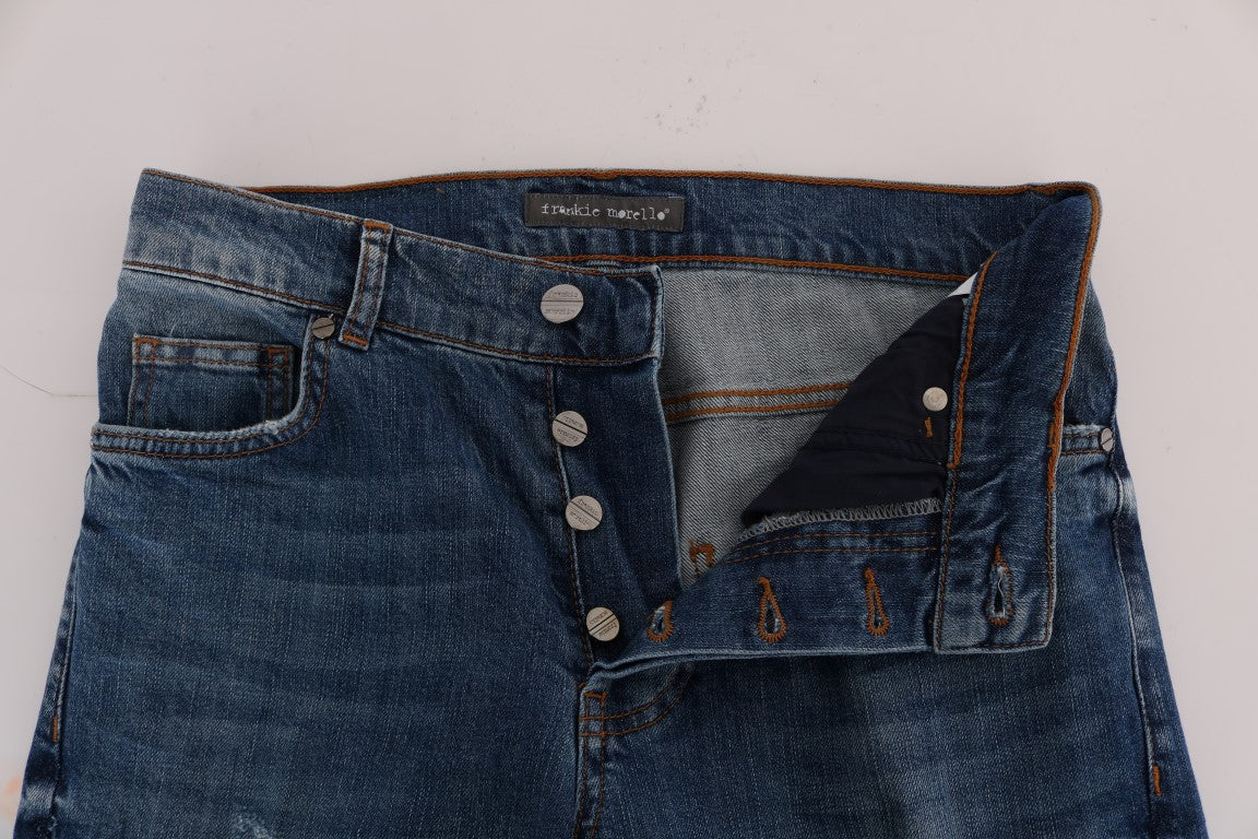 Сині джинси Frankie Morello Velte Italian Denim - Slim Fit