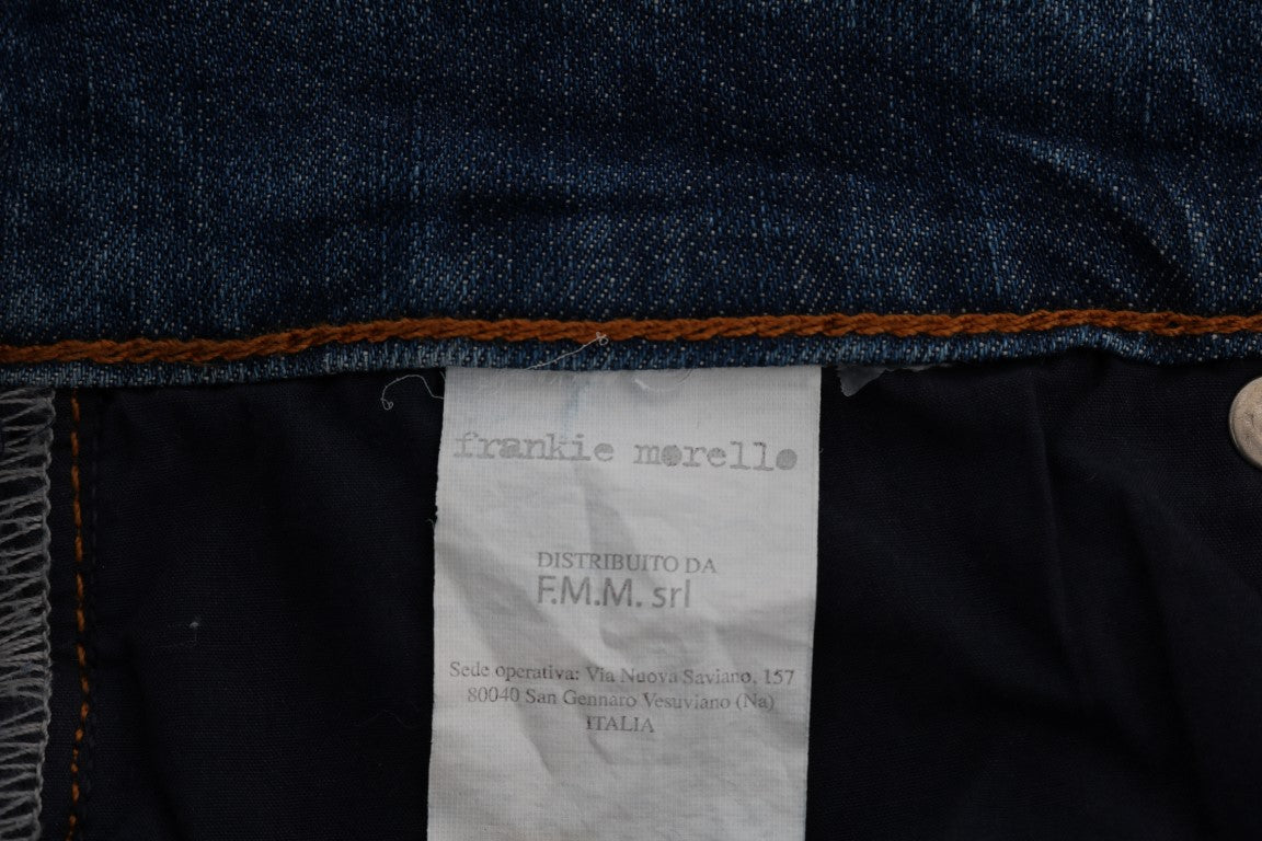 Сині джинси Frankie Morello Velte Italian Denim - Slim Fit