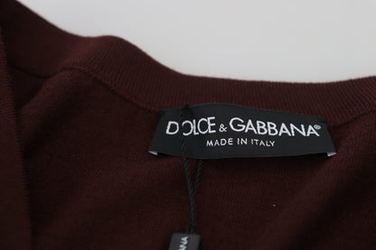 Шикарний вовняний кардиган Dolce &amp; Gabbana з V-подібним вирізом