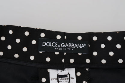 Елегантні штани Dolce &amp; Gabbana із високою талією в горошок