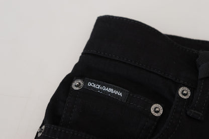 Чорні джинси Dolce &amp; Gabbana Chic з високою талією