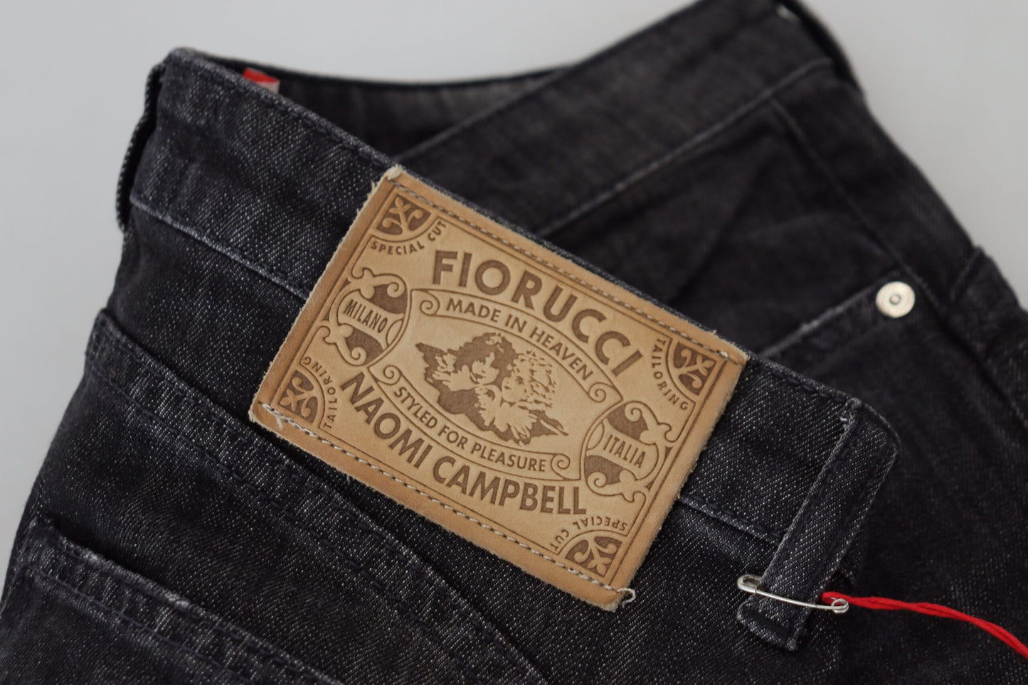 Чорні вузькі джинси Fiorucci Chic із заниженою талією