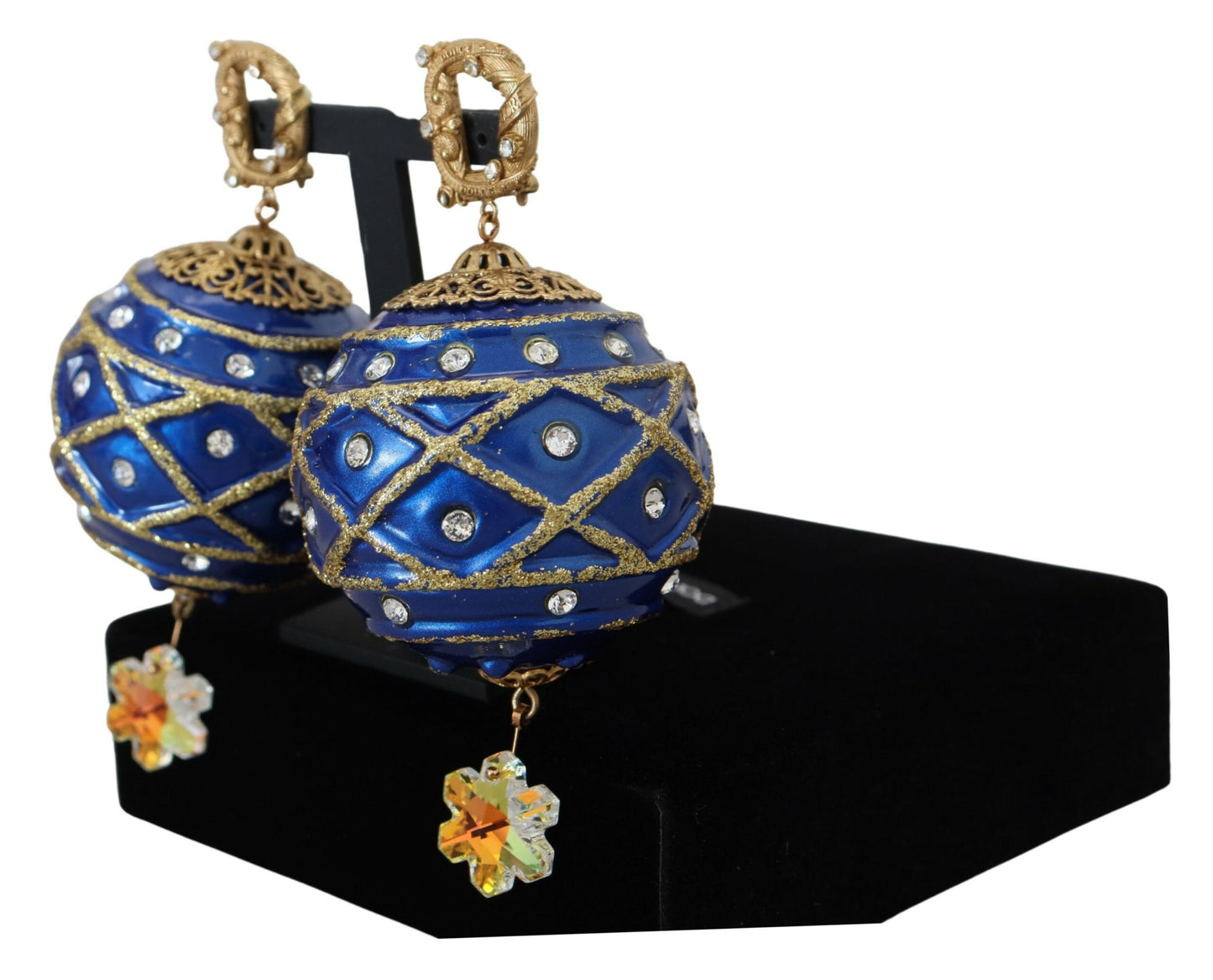 Елегантні висячі кришталеві ялинкові сережки Dolce &amp; Gabbana