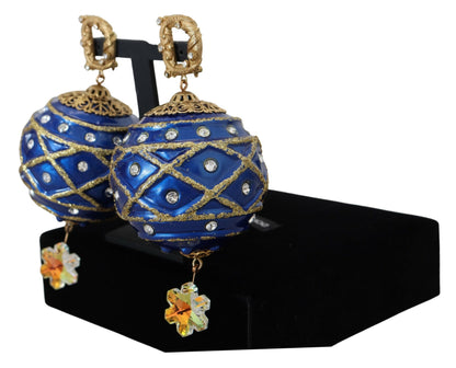 Елегантні висячі кришталеві ялинкові сережки Dolce &amp; Gabbana