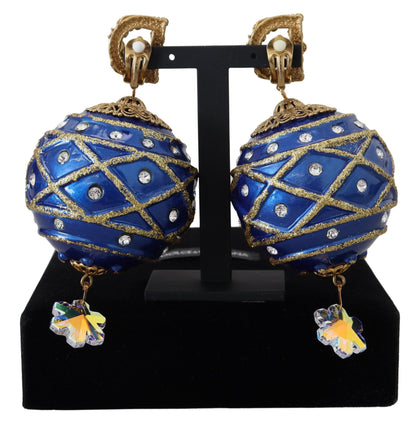 Елегантні висячі кришталеві ялинкові сережки Dolce &amp; Gabbana