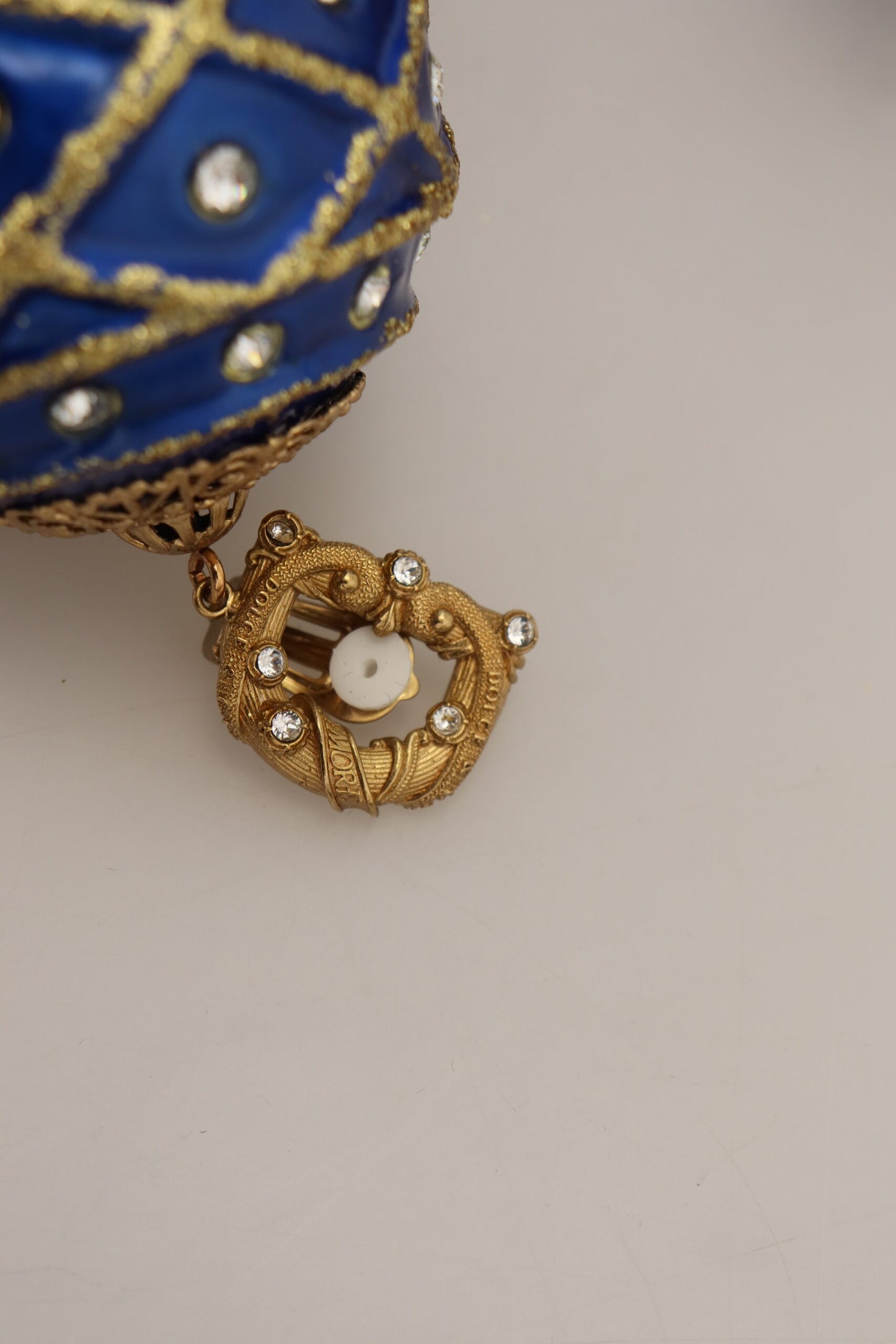 Елегантні висячі кришталеві ялинкові сережки Dolce &amp; Gabbana