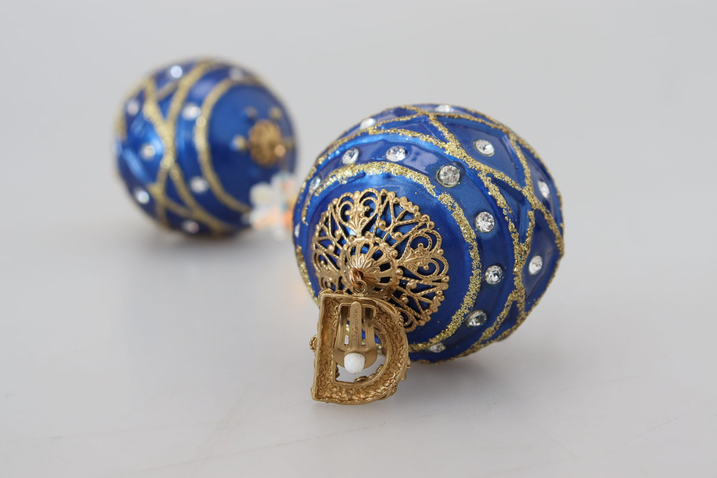 Елегантні висячі кришталеві ялинкові сережки Dolce &amp; Gabbana