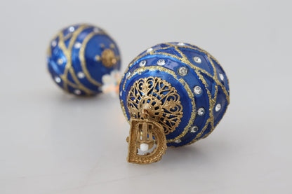 Елегантні висячі кришталеві ялинкові сережки Dolce &amp; Gabbana