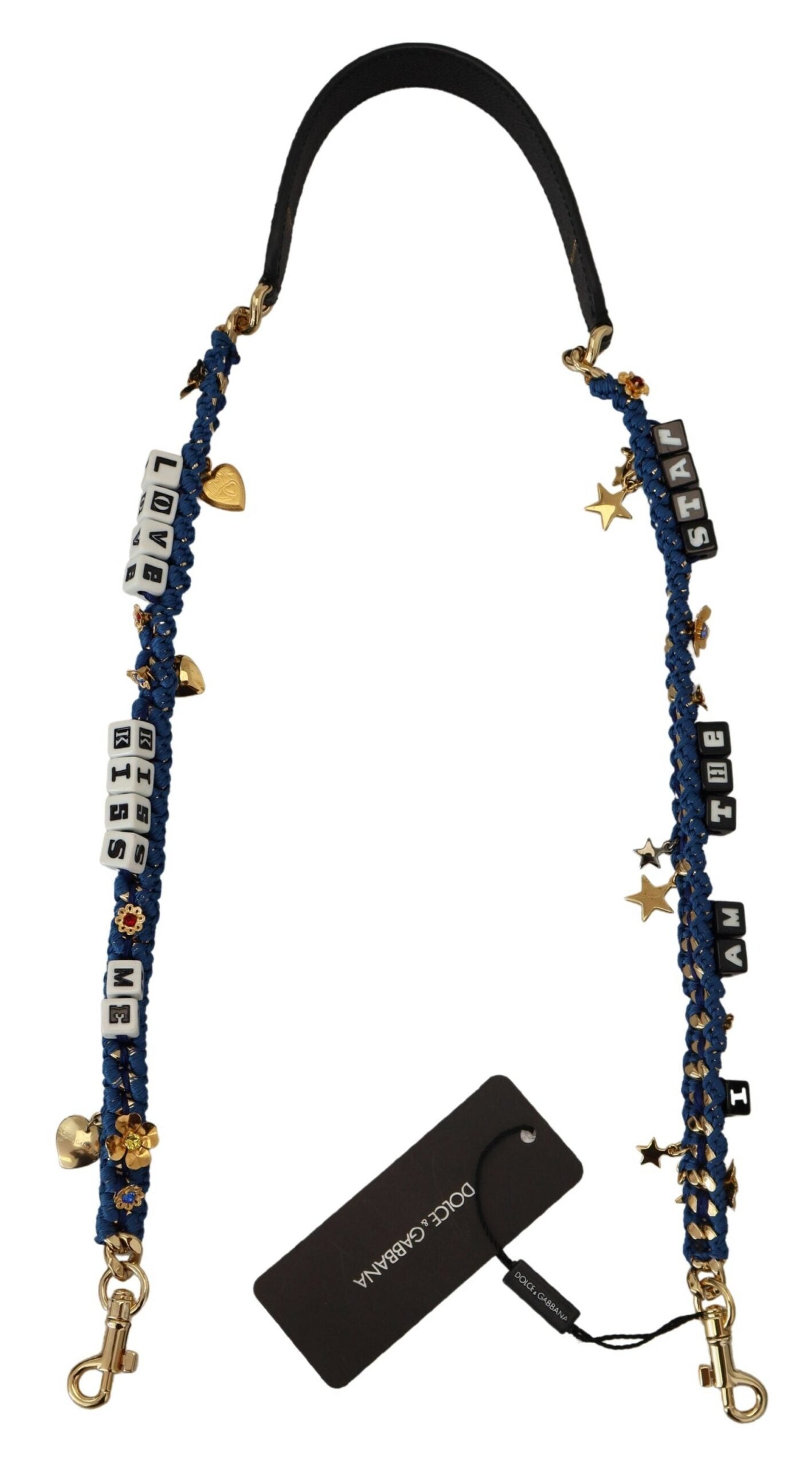Шкіряний ремінь на плече Dolce &amp; Gabbana Multicolor Lux