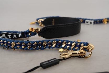 Шкіряний ремінь на плече Dolce &amp; Gabbana Multicolor Lux
