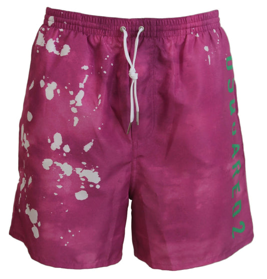 Шорти-боксери Dsquared² Pink Tie Dye