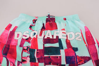 Шорти-боксери Dsquared² з різнокольоровим принтом