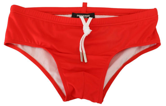 Плавальні трусики Dsquared² Red ICON Print
