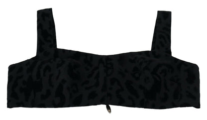 Елегантний бюстьє з корсету з чорної суміші бавовни Dolce &amp; Gabbana