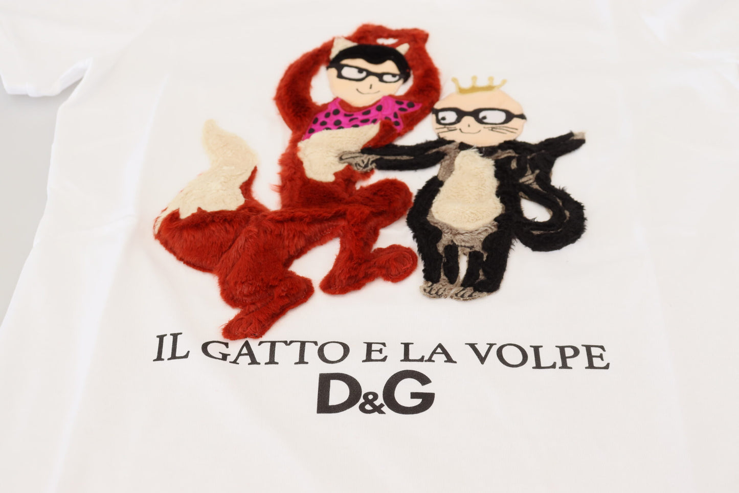 Дизайнерська бавовняна футболка з культовими принтами Dolce &amp; Gabbana