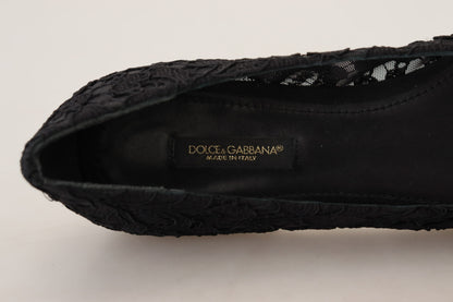 Елегантні туфлі Dolce &amp; Gabbana з квітковим мереживом на плоскій підошві