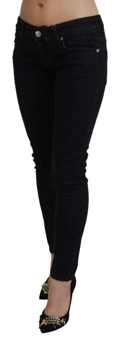 Acht Sleek Cotton Slim Fit Black