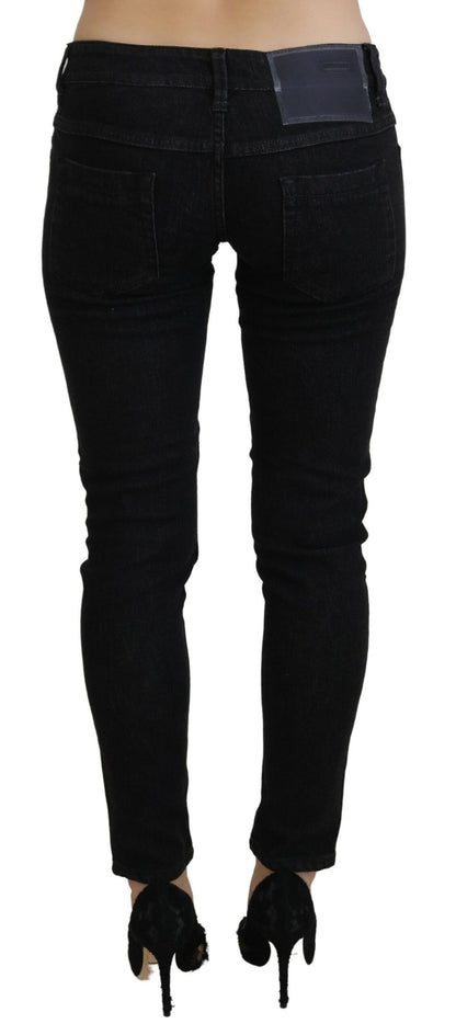 Acht Sleek Cotton Slim Fit Black