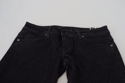 Acht Sleek Cotton Slim Fit Black