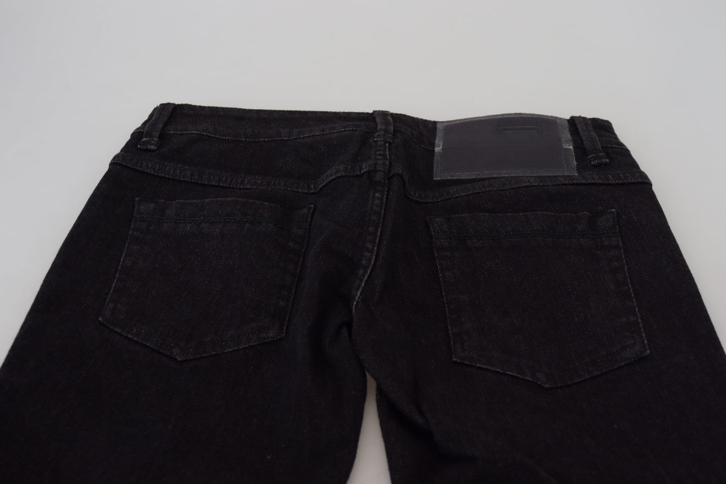 Acht Sleek Cotton Slim Fit Black