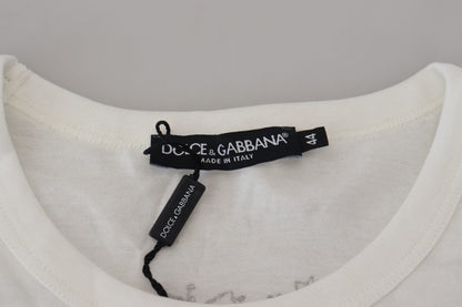 Елегантна футболка Dolce &amp; Gabbana з квітковою короною