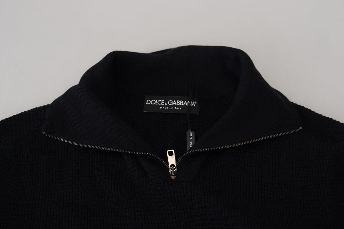 Елегантний чорний пуловер зі суміші шовку Dolce &amp; Gabbana