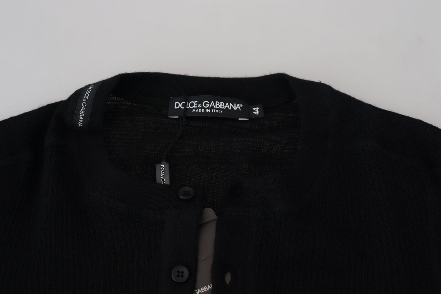 Елегантний чорний кашеміровий светр Dolce &amp; Gabbana